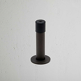 Bronze Montpelier Door Stop on White Background