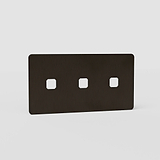 Drievoudige Functionele Schakelaar Plaat EU in Warms Brons - Decoratieve Schakelaar Accessoire