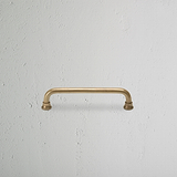 Antique Brass Sycamore Furniture Cupboard Handle - 128mm