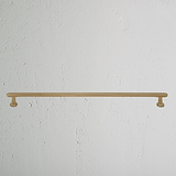 Antique Brass Milliner Furniture Handle on White Background