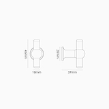 small harper T-Bar furniture handle dimensions