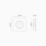 Regent Inbouw WC slot - Brons