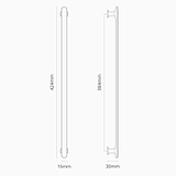 384mm milliner furniture handle dimensions