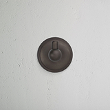 Bronze Hyde Hook on White Background Birds Eye View