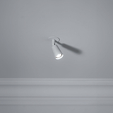 Pembroke Spots 35mm - À peindre, spot blanc pour plafond, personnalisable et projetant une lumière focalisée.