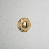 Antique Brass Thumb Turn Latch - Warwick