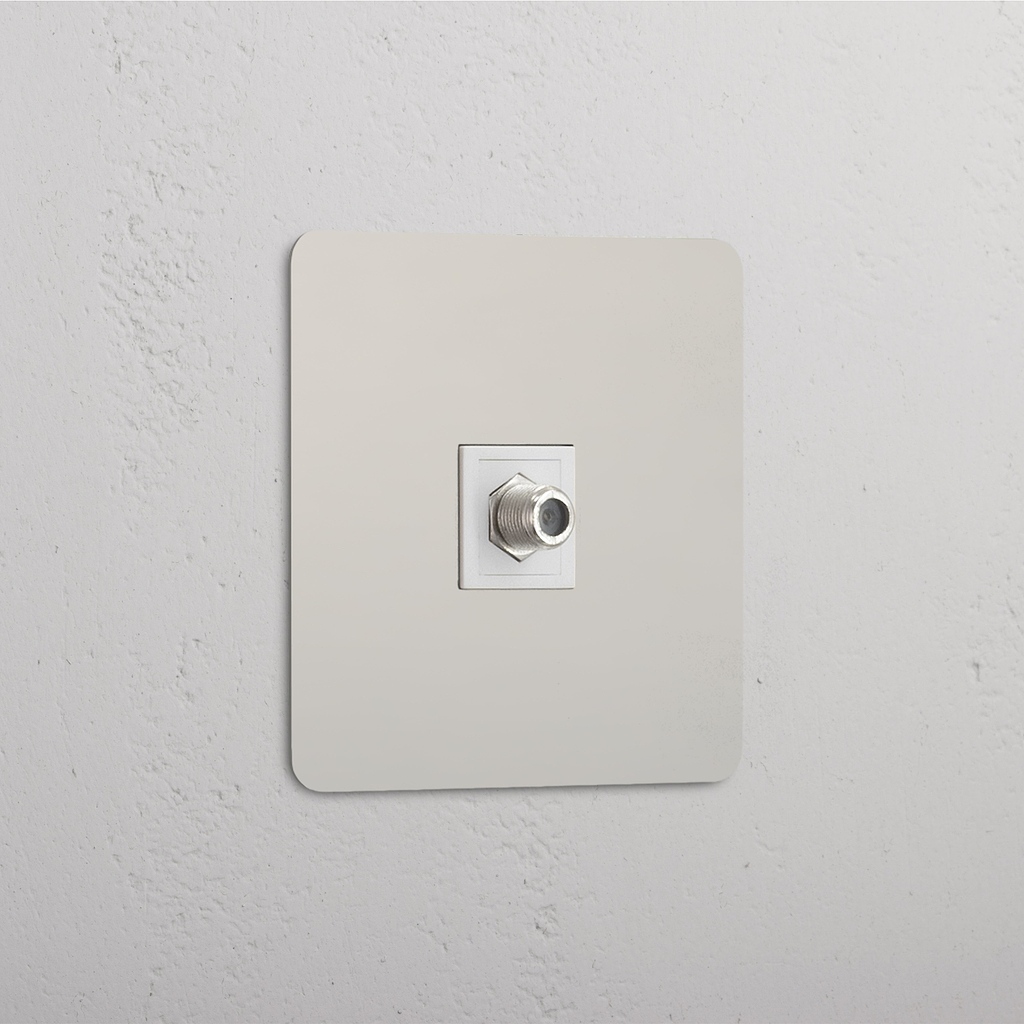 Satellite Signal Accessory: Single Satellite Module in Polished Nickel White