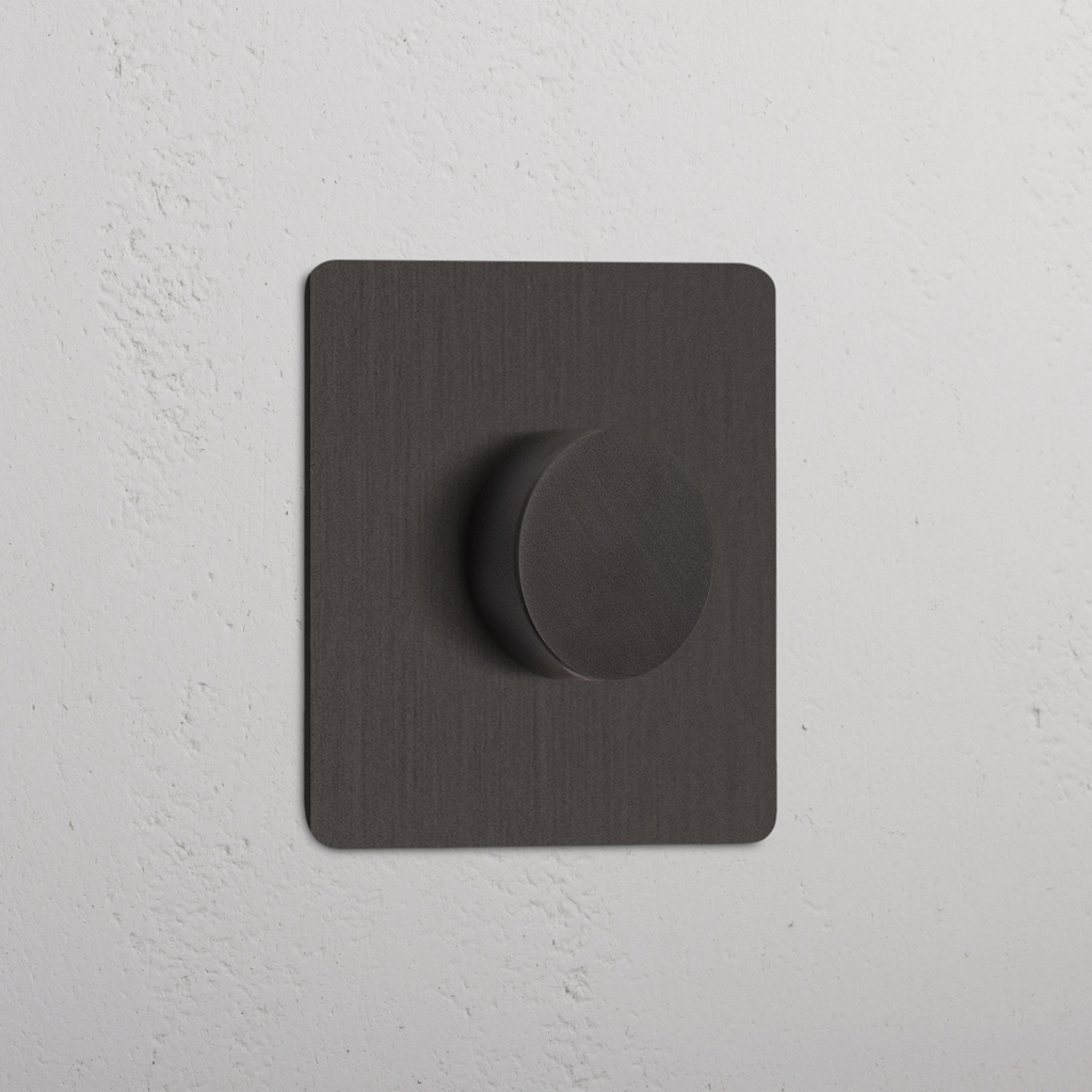Single Dimmer Switch in Bronze - Adjustable Light Control