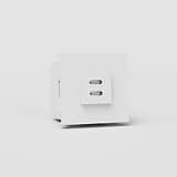 Schnellladendes USB-C-Modul mit 30 W in Weiß – High-Speed-Stromversorgungslösung