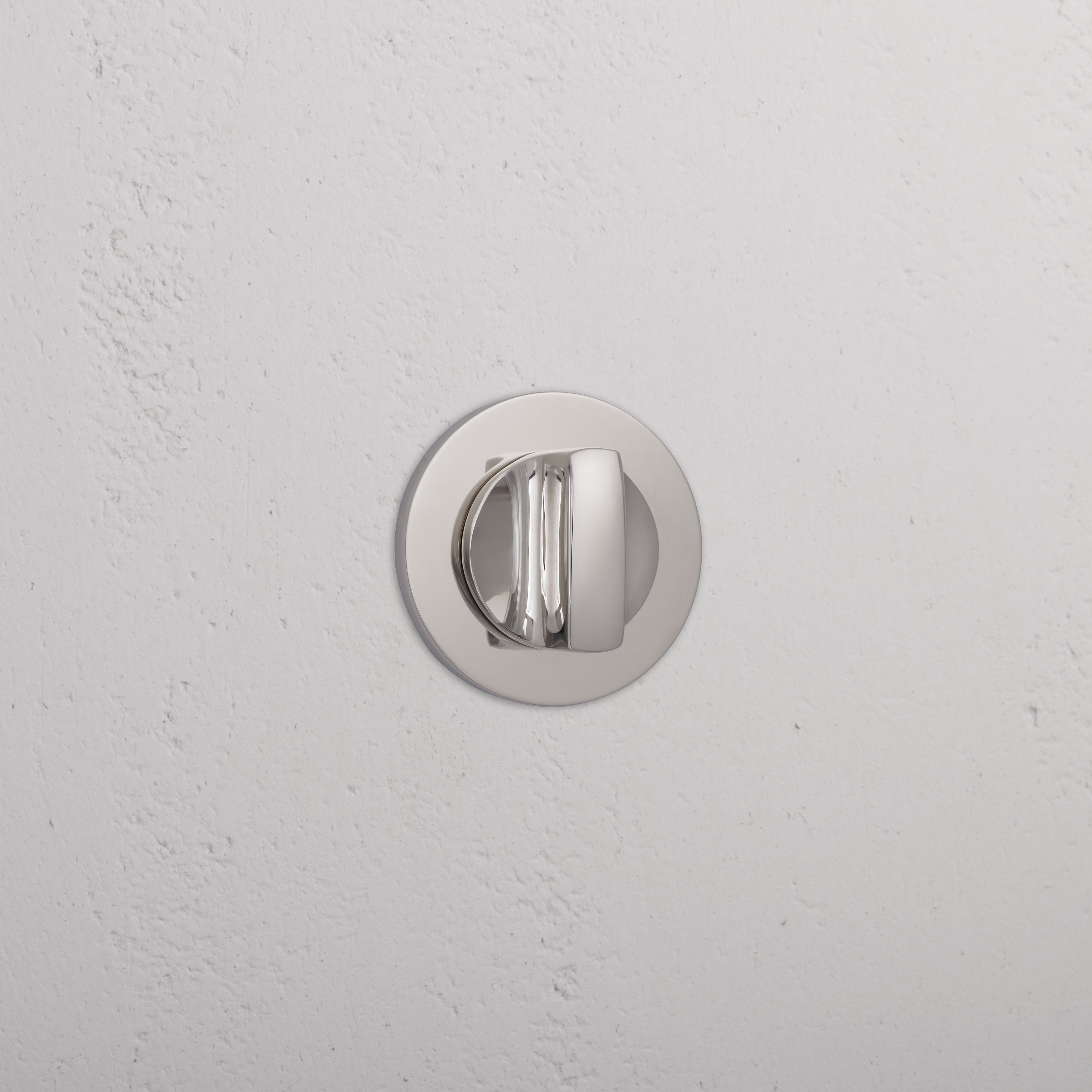Clayton Badverriegelung Rosettengarnitur – Poliertes Nickel