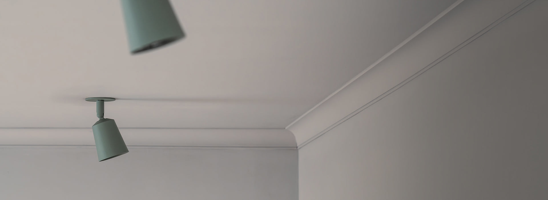 Lámpara techo pared superficie blanca pintable para pintar