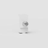 Módulo TV Keystone de alta definición en blanco - Conector avanzado multimedia