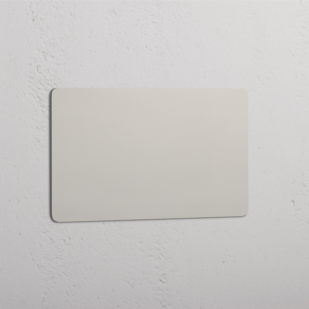 Placa ciega doble en níquel pulido - Cobertura decorativa elegante para pared