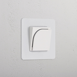 Interruptor de hotel pintable y blanco para llave tarjeta, diseñado para integrarse con sistemas de acceso en hoteles.