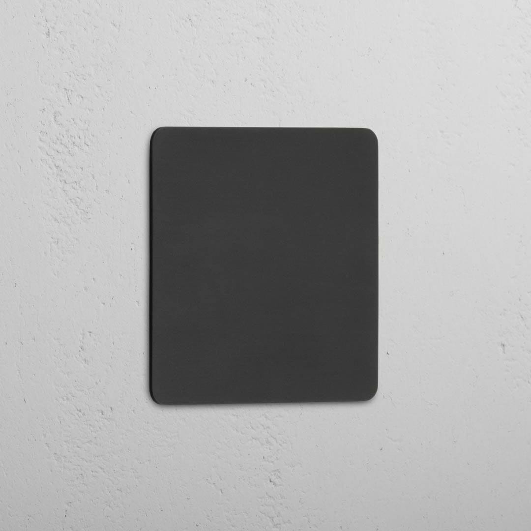 Placa ciega individual en bronce - Detalle de estética para el hogar