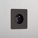 Single French Power Module - Bronze Black