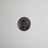 Bronze Canning Thumbturn  on White Background
