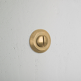 Antique Brass Thumb Turn Latch - Warwick