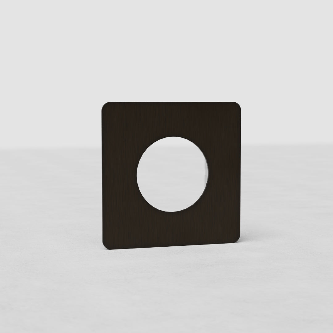 Plaque (Simple) Insert Rond - Bronze