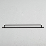 Bronze Kilburn Furniture Handle on White Background