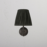 Applique Malvern media in Verde Scuro, vista frontale
