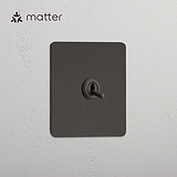 Interruttore Pulsante Smart Singolo a Levetta – Bronzo