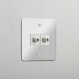 Single 2x Satellite Module - Clear White