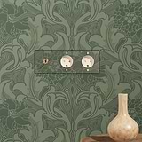 Triple Toggle & 2x Danish Module Round - Clear Antique Brass White 