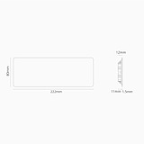 Triple Blank Plate - Antique Brass