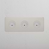 Triple 3x Swiss Module - Polished Nickel White