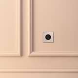 Single Danish Module Round - Polished Nickel Black