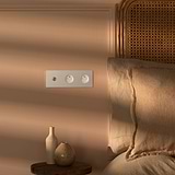 Triple Toggle & 2x French Module Round - Polished Nickel White  