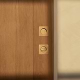 Regent Recessed Small Pull - Antique Brass