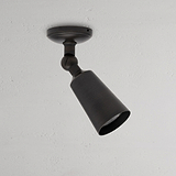 Bronze Luxury Baylis Single Spotlight on White Background