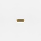 Belmont Single Sash Window Lift Antique Brass Finish on White Background Front Facing