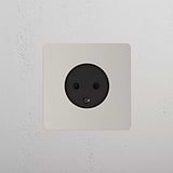 Single Danish Module Round - Polished Nickel Black