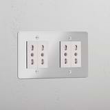Double 4x Bipasso Module - Clear White