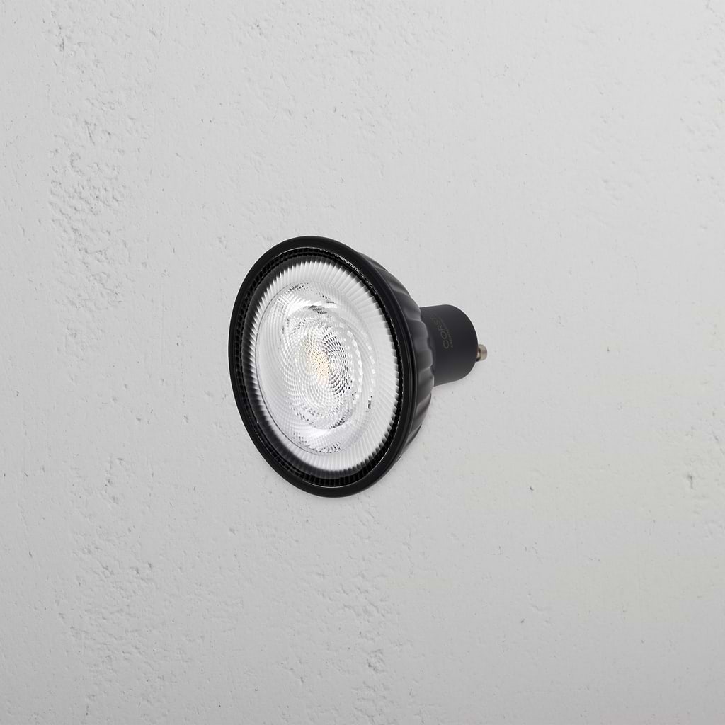 Arthur 70mm GU10 LED Bulb 24° - Black