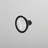 Arthur 70mm GU10 LED Bulb 24° - Black