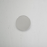 Onslow Unsprung Door Knob Polished Nickel Finish on White Background Front Facing