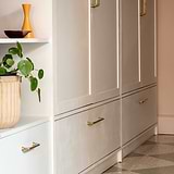Sycamore Furniture Handle 128mm - Antique Brass