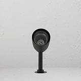 Ealing Ground Spotlight 240V - Bronze Finish Front Facing on White Background
