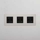 Triple 6x Bipasso Module - Polished Nickel Black