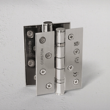 Saxon Steel Door Hinge Pair FR60 – Polished Nickel