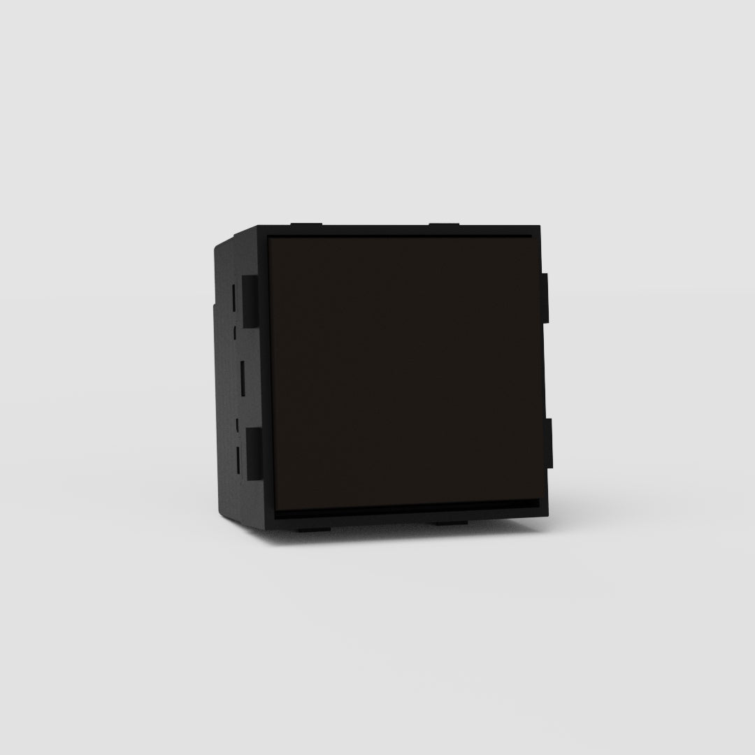 Centre Retractive Rocker Switch in Bronze Black EU - Centralized Lighting Solution