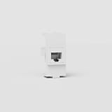 RJ11 Keystone Module in White - Telecommunication Connection Accessory