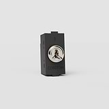 Intermediate Toggle Switch in Polished Nickel EU - Mid-Level Light Toggle Switch