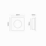 Regent Recessed Small Pull - Antique Brass