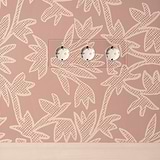 Triple 3x Schuko Module Round - Clear White
