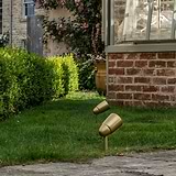 Ealing Ground Spotlight 240V - Antique Brass